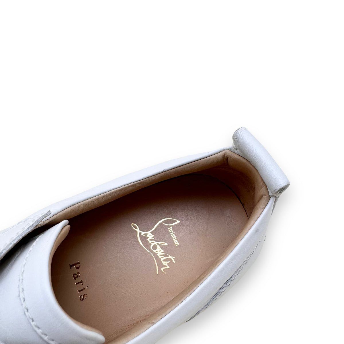 CHRISTIAN LOUBOUTIN LOUIS JUNIOR SNEAKER WHITE UK7