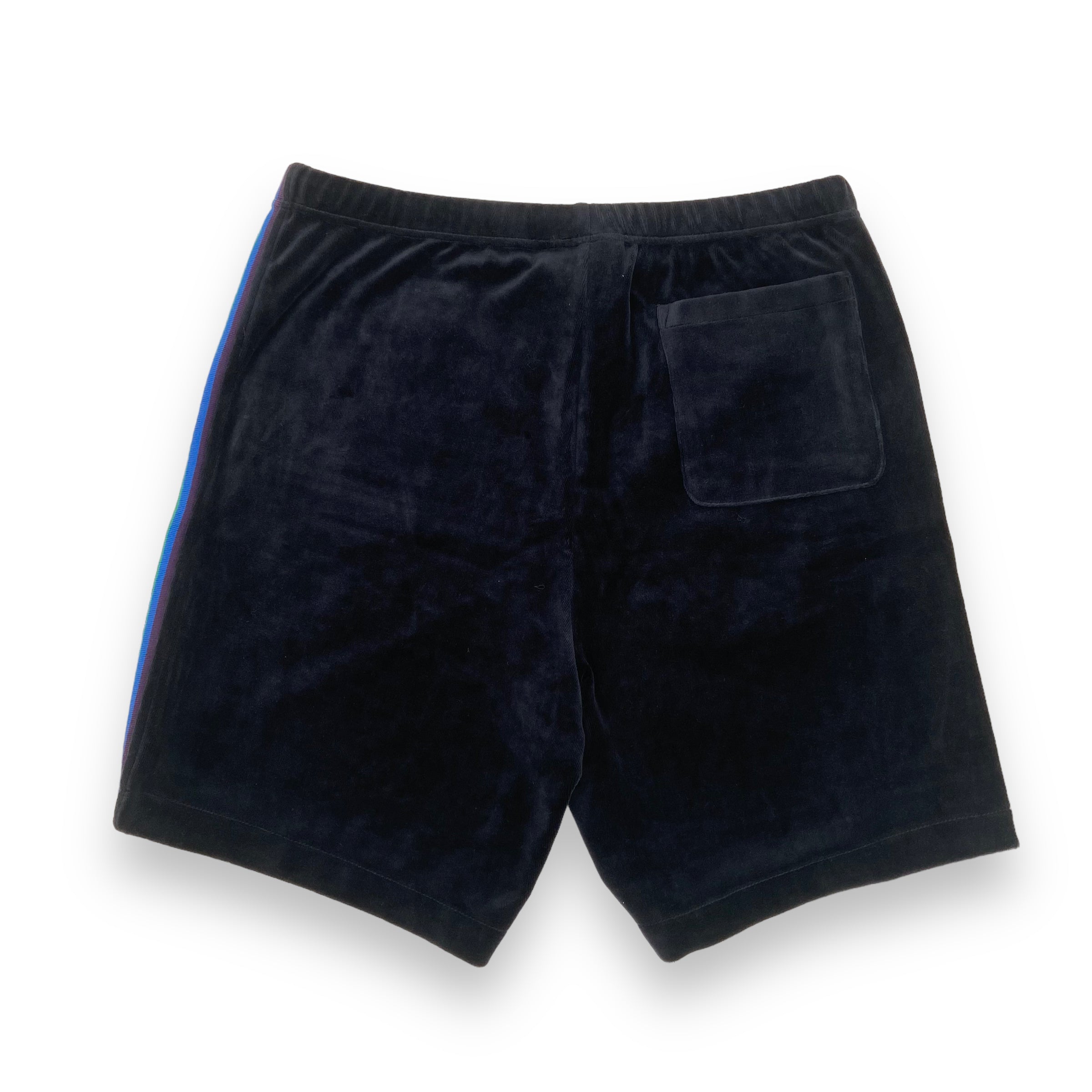 SUPREME X HYSTERIC GLAMOUR VELOUR SHORTS BLACK M