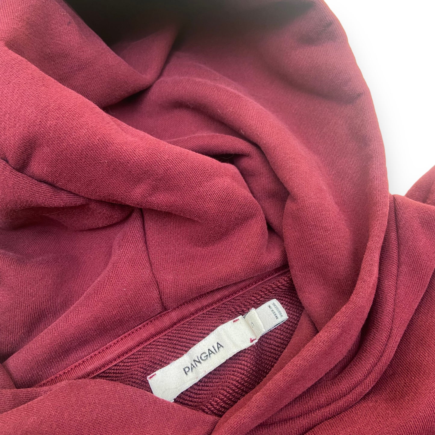 PANGAIA HOODIE BURGUNDY S