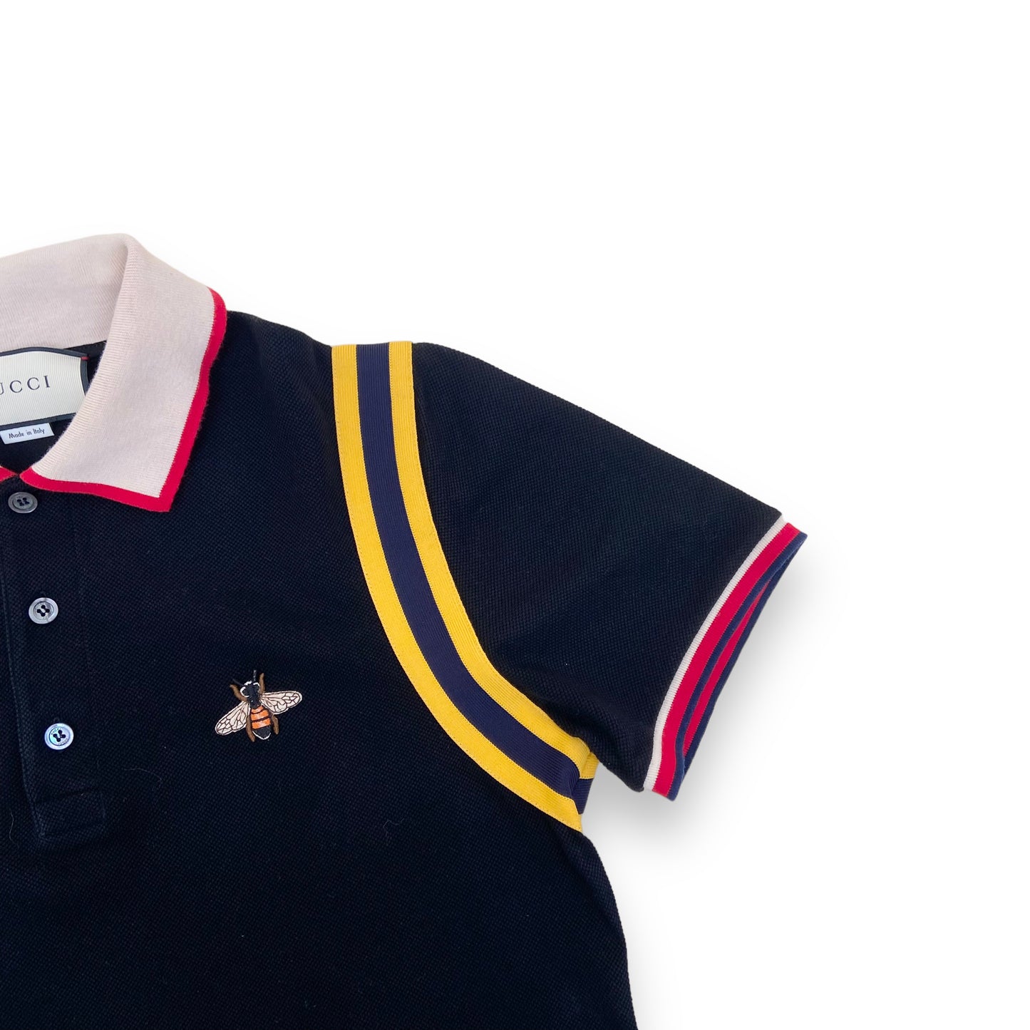 GUCCI BEE POLO SHIRT BLACK M