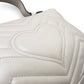 GUCCI MARMONT LEATHER TOP-HANDLE BAG 9022 BLANCO M
