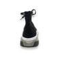 BALENCIAGA SPEED LACE UP CLEAR SOLE SNEAKERS BLACK UK5