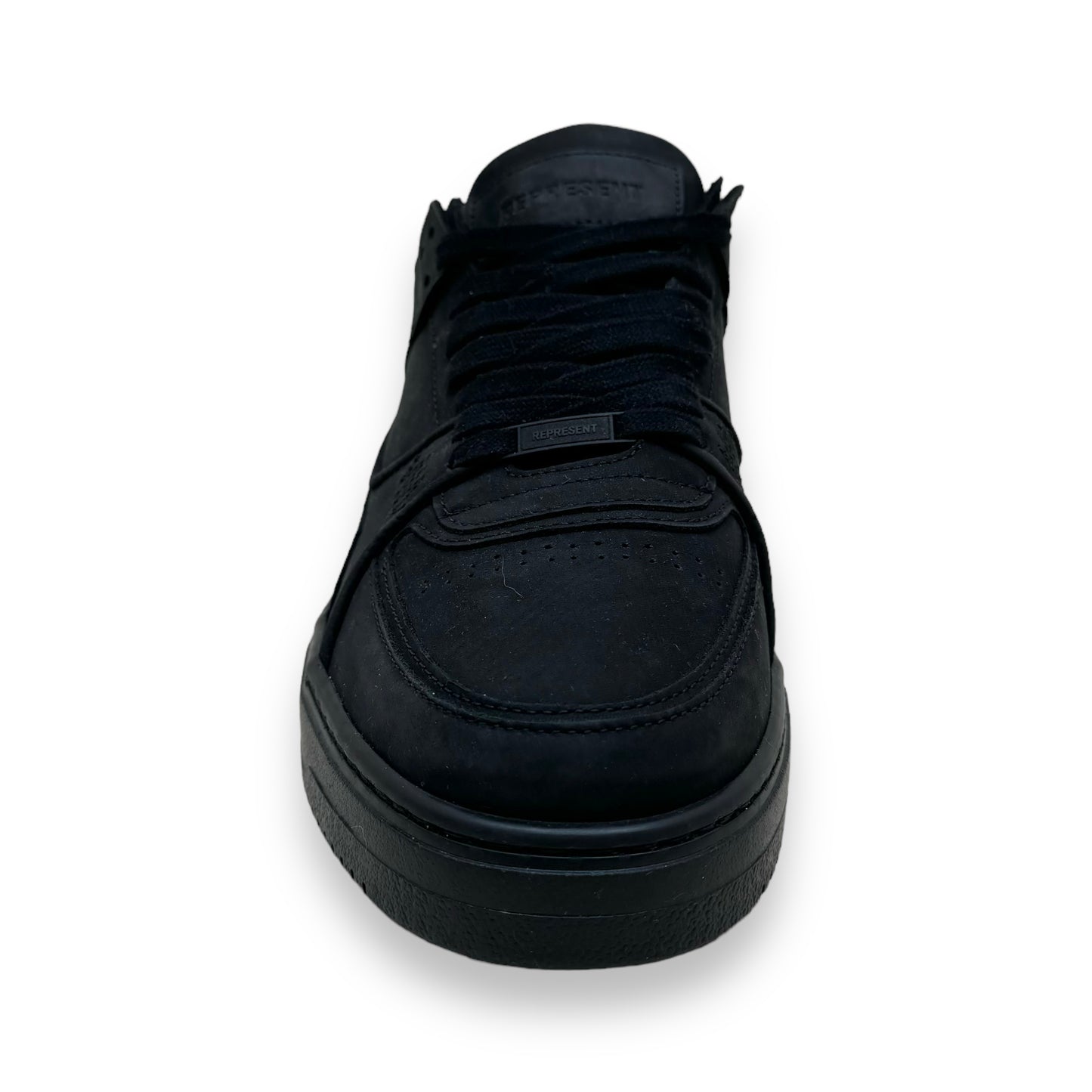 REPRESENT APEX LOW TOP SNEAKERS BLACK UK12