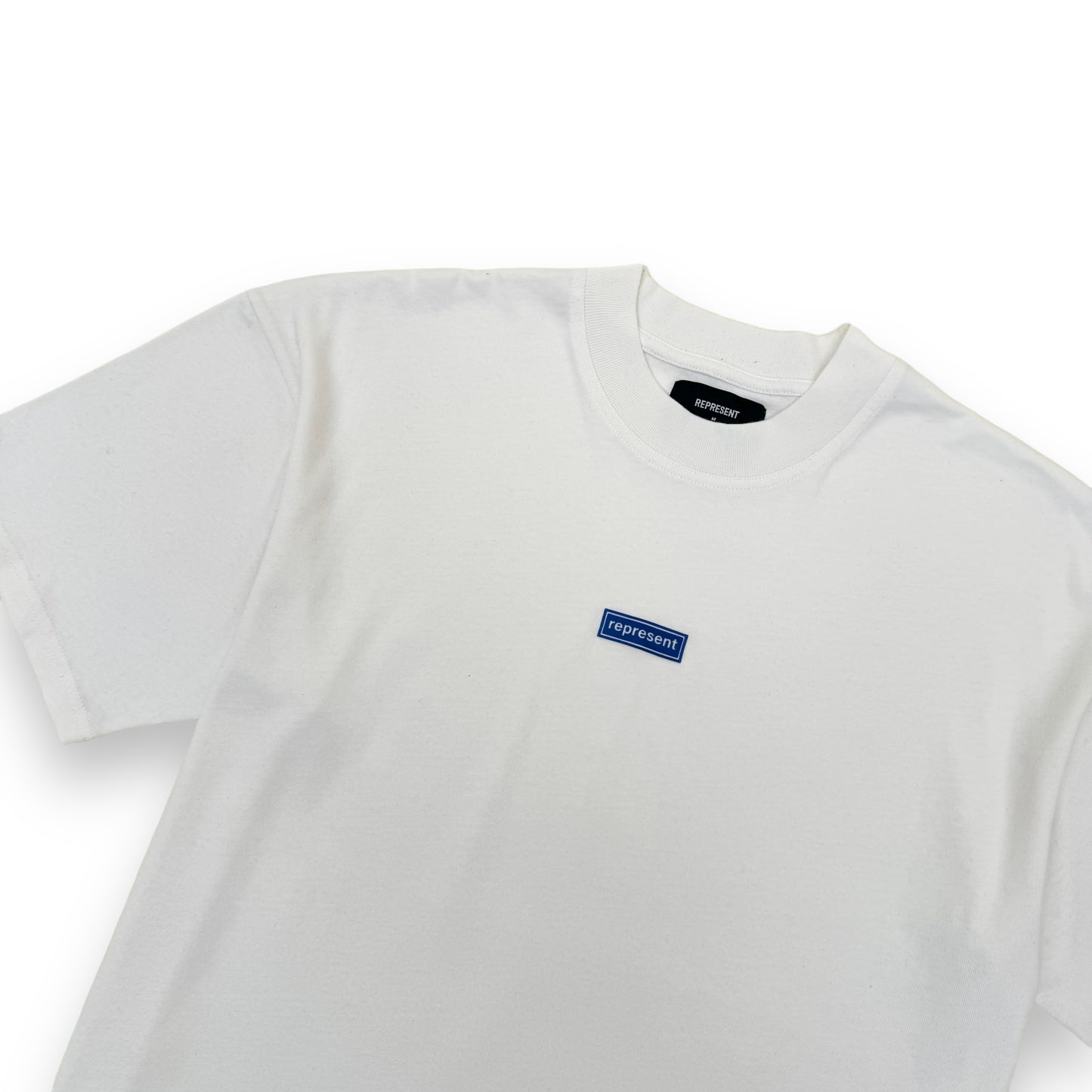 REPRESENT CREWNECK COTTON T-SHIRT WHITE M