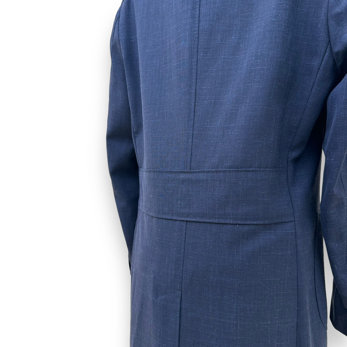 THOM SWEENEY DOUBLE BREASTED BESPOKE LONG JACKET NAVY XS