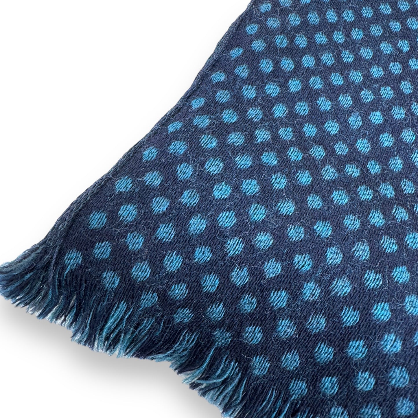 THOM SWEENEY WOOL / SILK REVERSIBLE SCARF NAVY