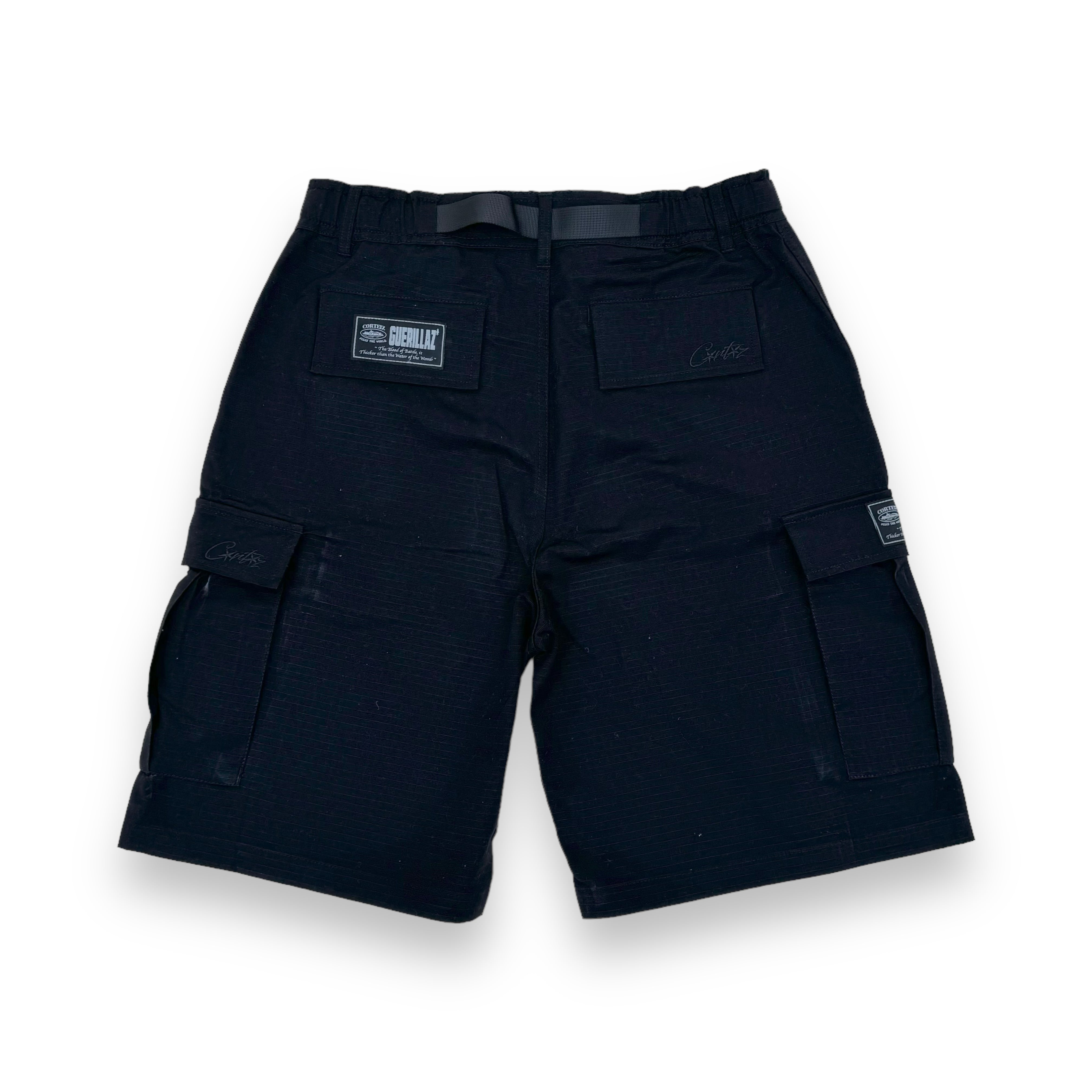 CORTEIZ CARGO SHORTS BLACK L