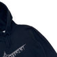 SAINT LAURENT STAR LOGO COTTON HOODIE BLACK XS