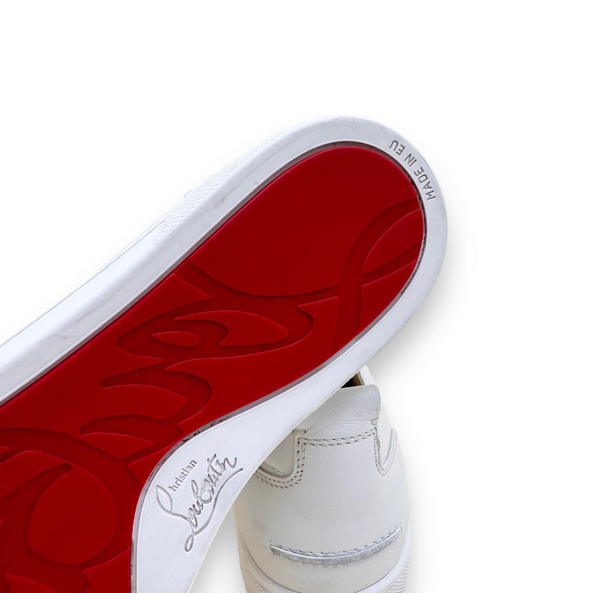 CHRISTIAN LOUBOUTIN LOUIS JUNIOR SNEAKER WHITE UK7