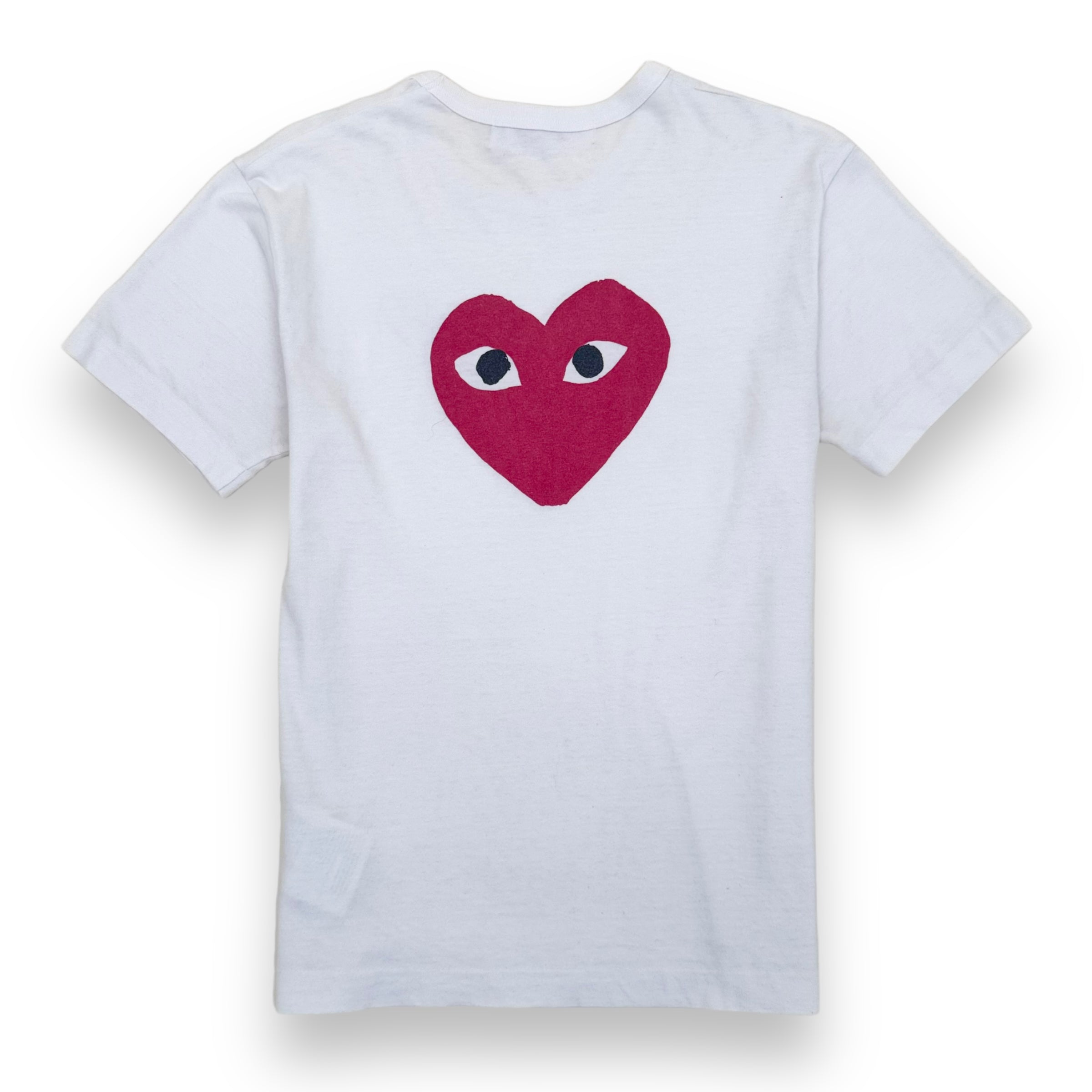 CDG PLAY T-SHIRT WHITE M