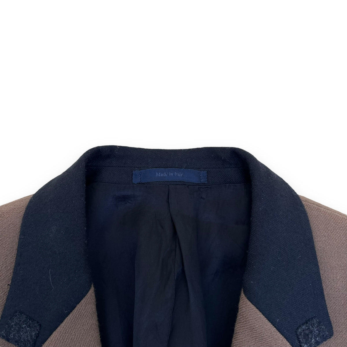 LANVIN WOOL TRENCH COAT KHAKI S