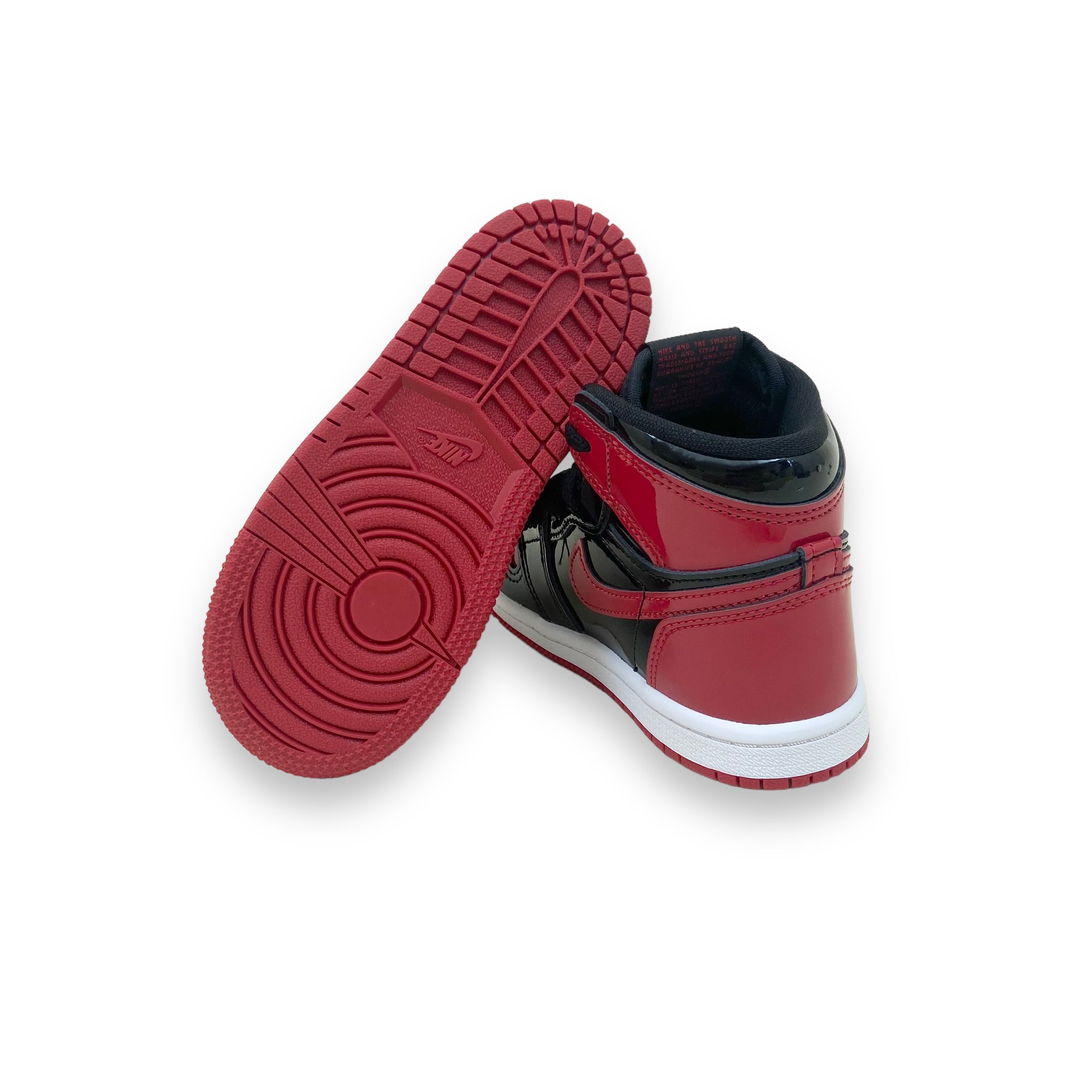 NIKE AIR JORDAN 1 RETRO HIGH OG ‘BRED PATENT’ UK8.5