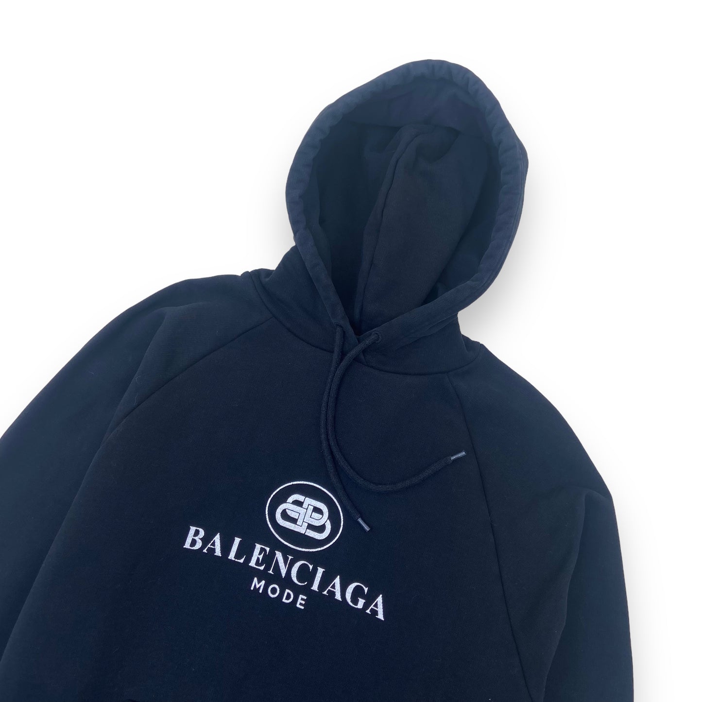 BALENCIAGA BB MODE HOODIE BLACK M