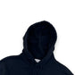 SAINT LAURENT STAR LOGO COTTON HOODIE BLACK XS