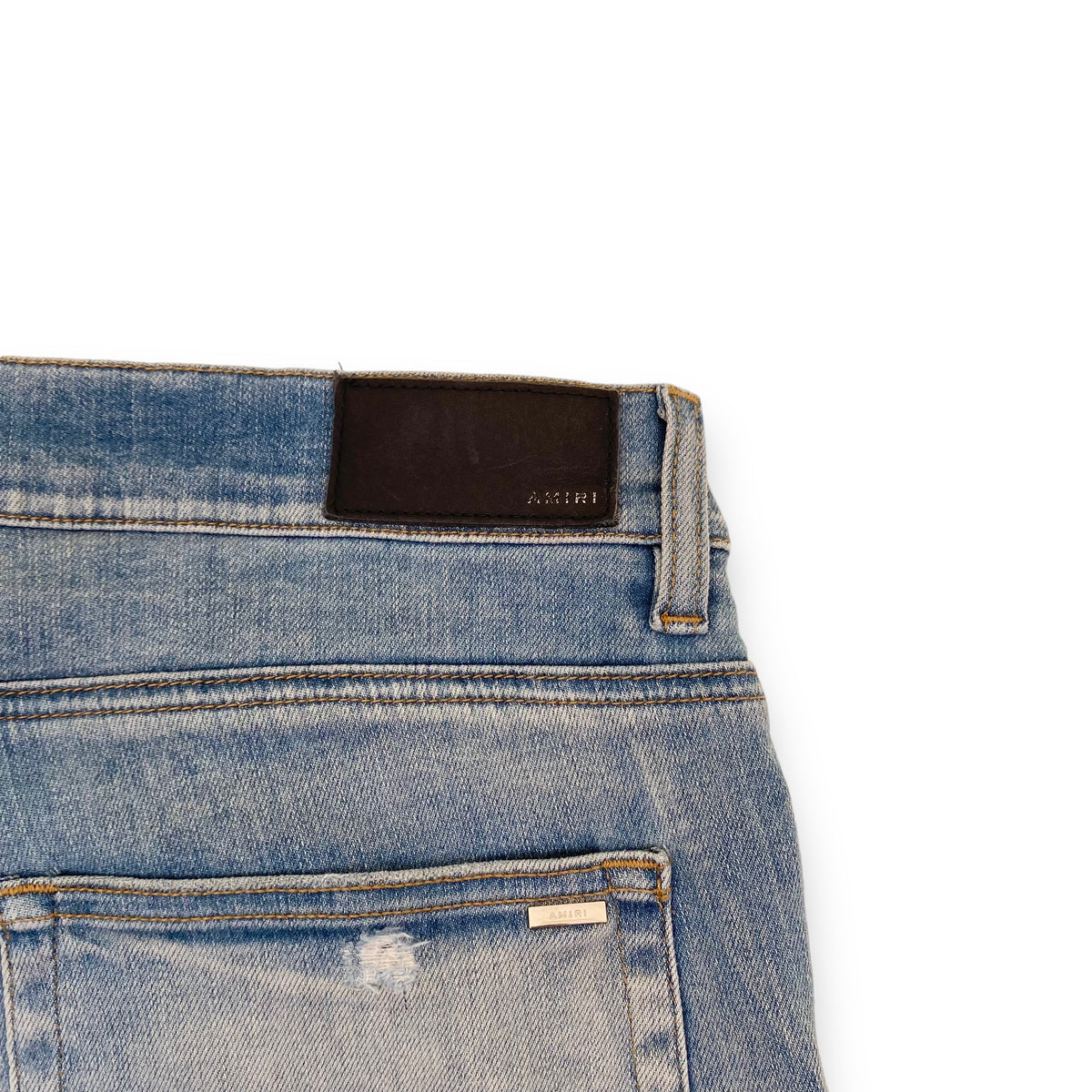AMIRI WASHED DENIM JEANS INDIGO 36W