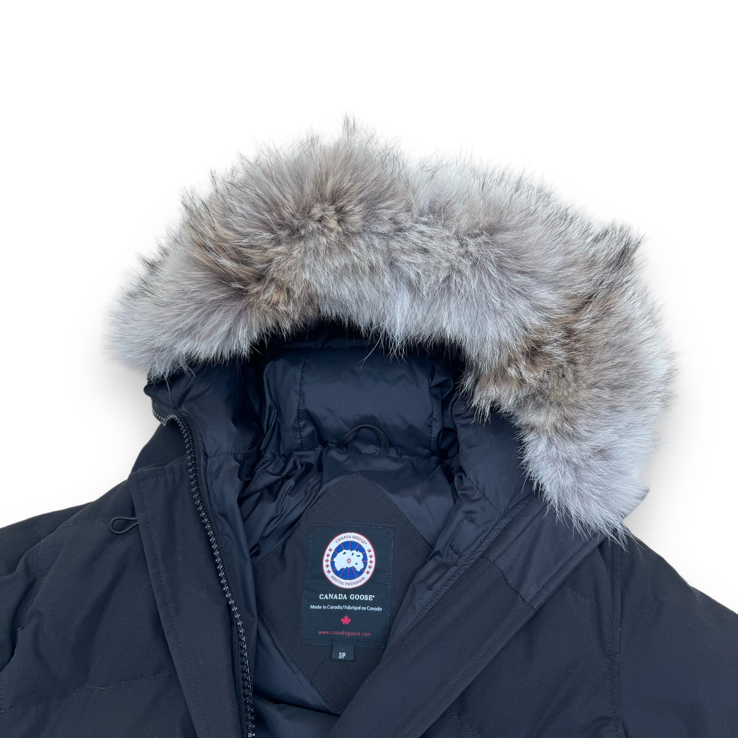 CANADA GOOSE SHELBURNE HERITAGE PARKA DOWN JACKET BLACK S