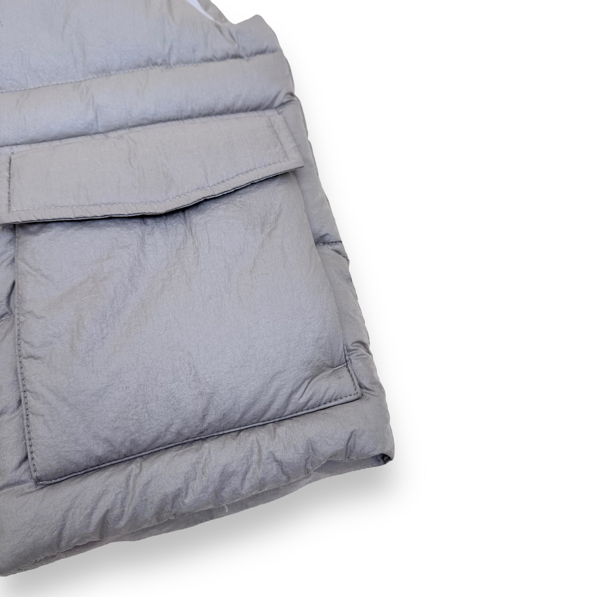 REISS PUFFER GILET JACKET GREY AGE6