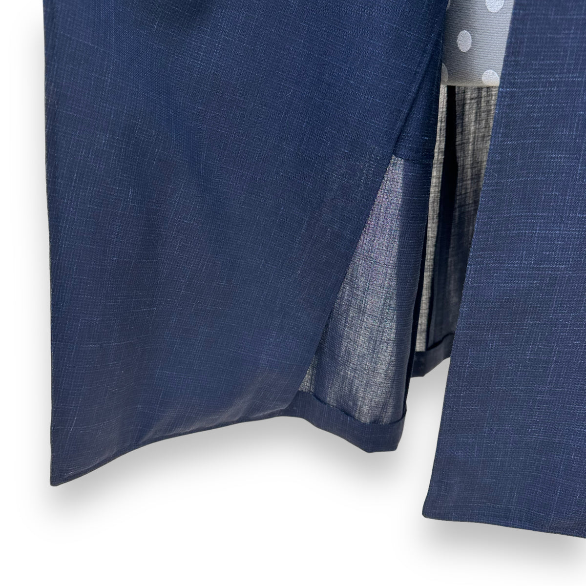 THOM SWEENEY DOUBLE BREASTED BESPOKE LONG JACKET NAVY XS