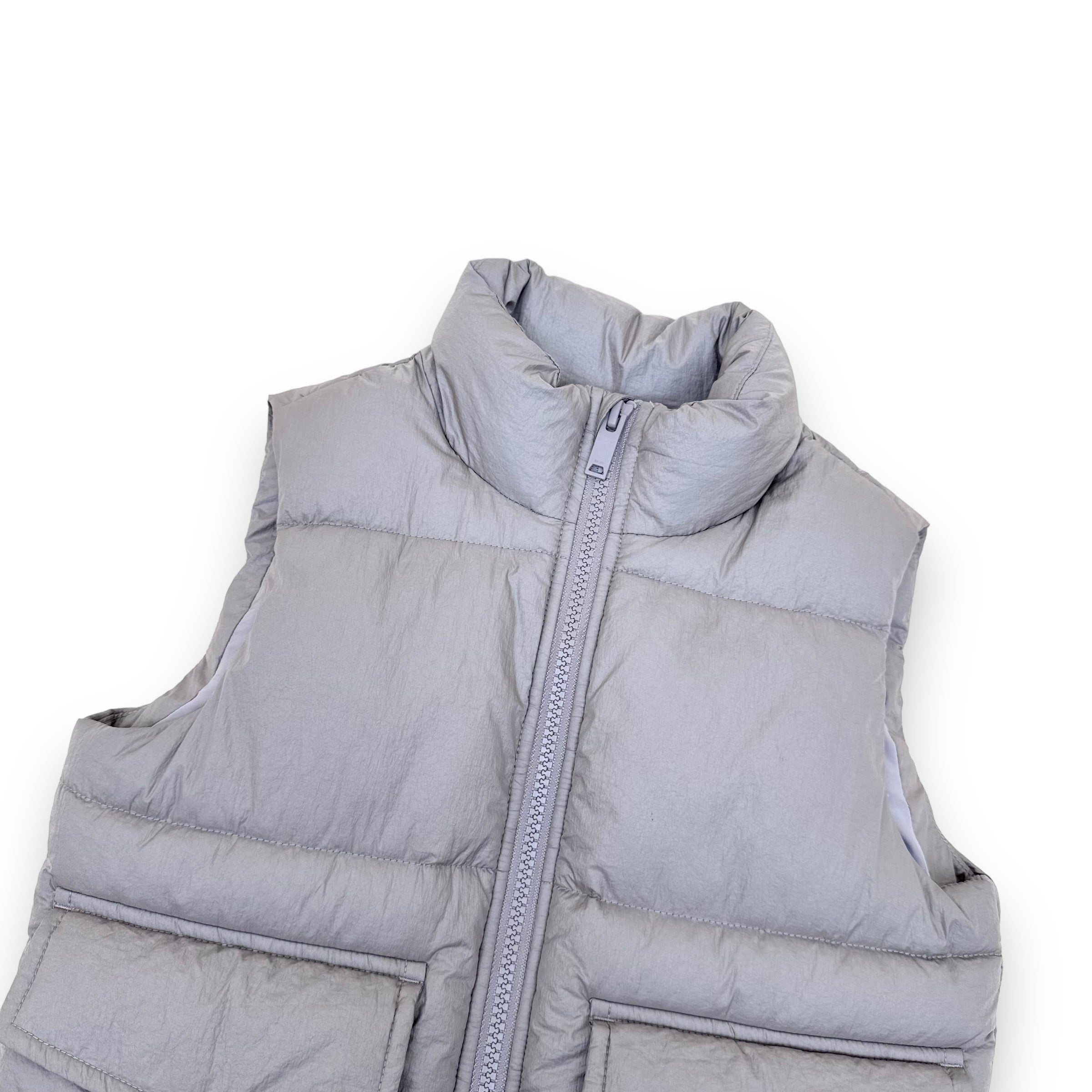 REISS PUFFER GILET JACKET GREY AGE6