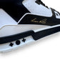 LOUIS VUITTON HIGH-TOP LEATHER SIGNATURE SNEAKER BLACK / WHITE UK11