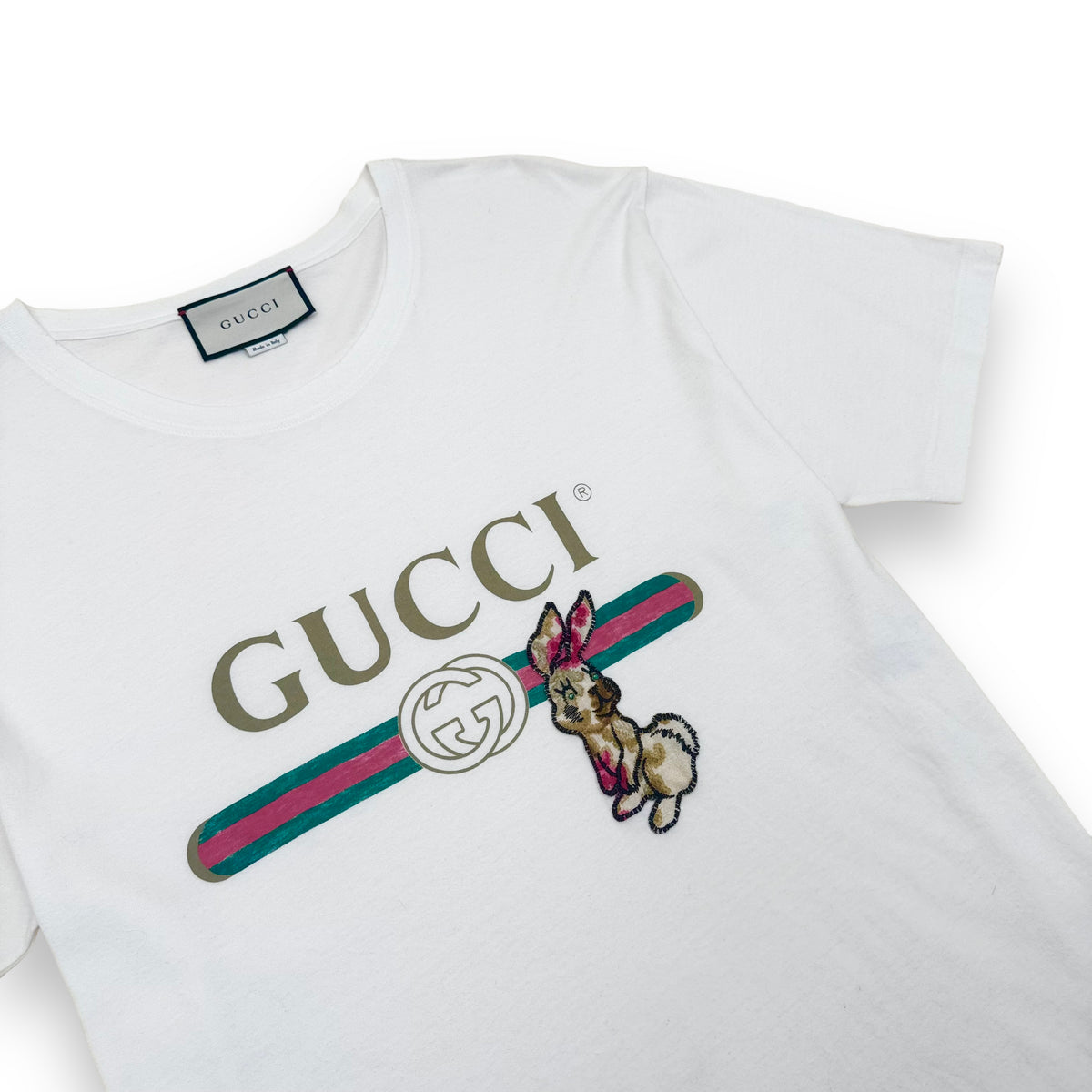 GUCCI BUNNY T-SHIRT WHITE M