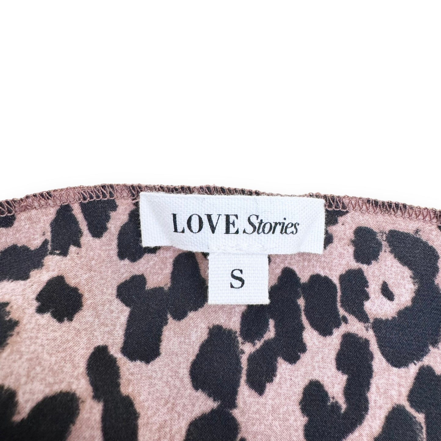 LOVE STORIES CARA MIDI SLIP LEOPARD PRINT DRESS BROWN S