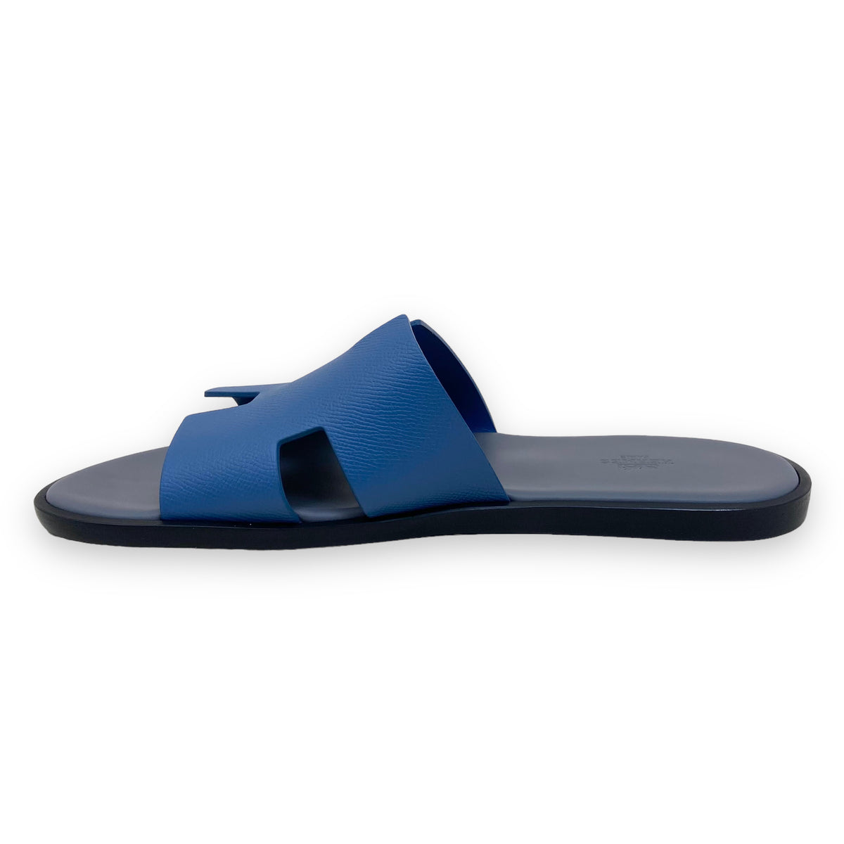 HERMES IZMIR SANDALS BLEU BLEUET / GRIS OSMIUM UK11