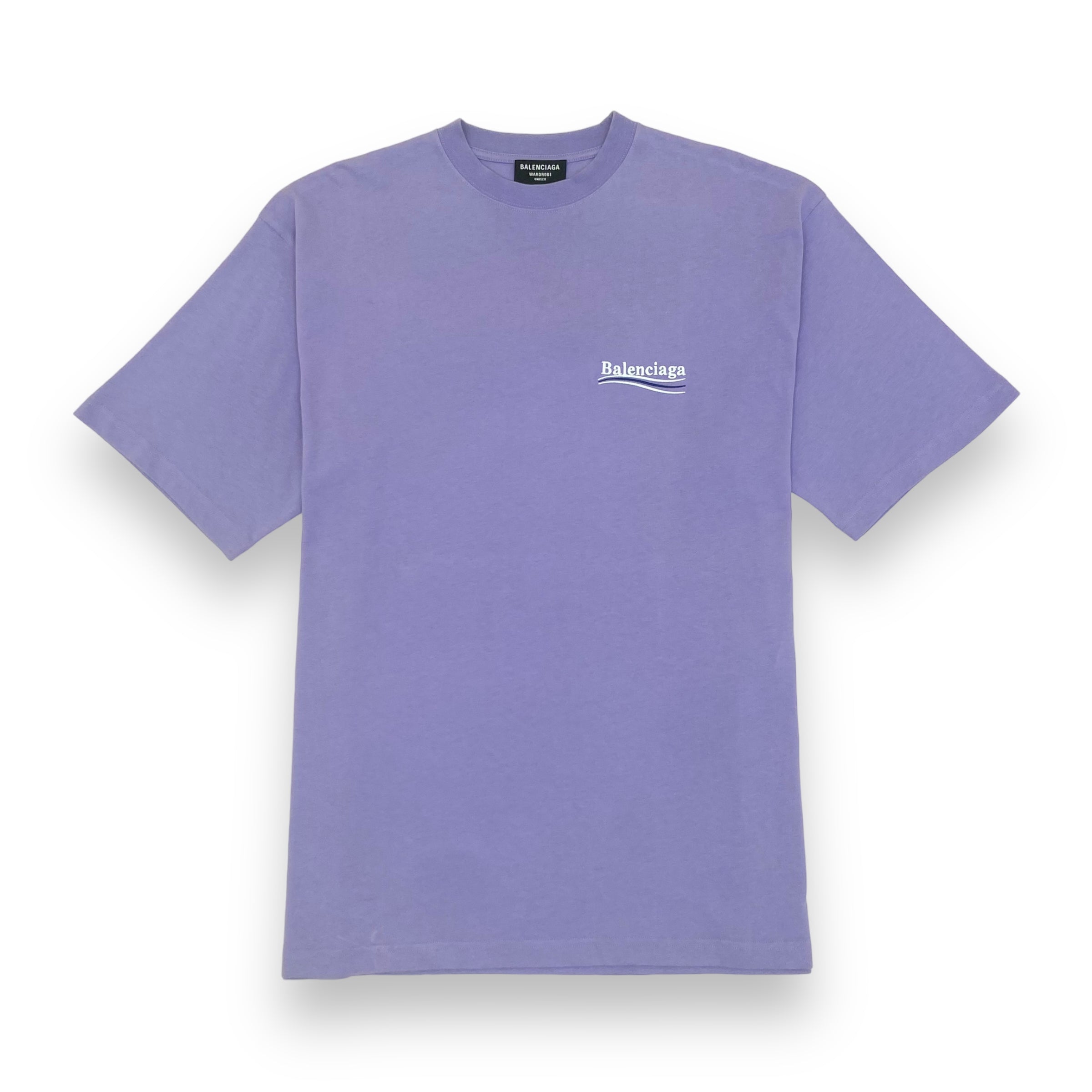 BALENCIAGA POLITICAL CAMPAIGN T-SHIRT LAVENDER L