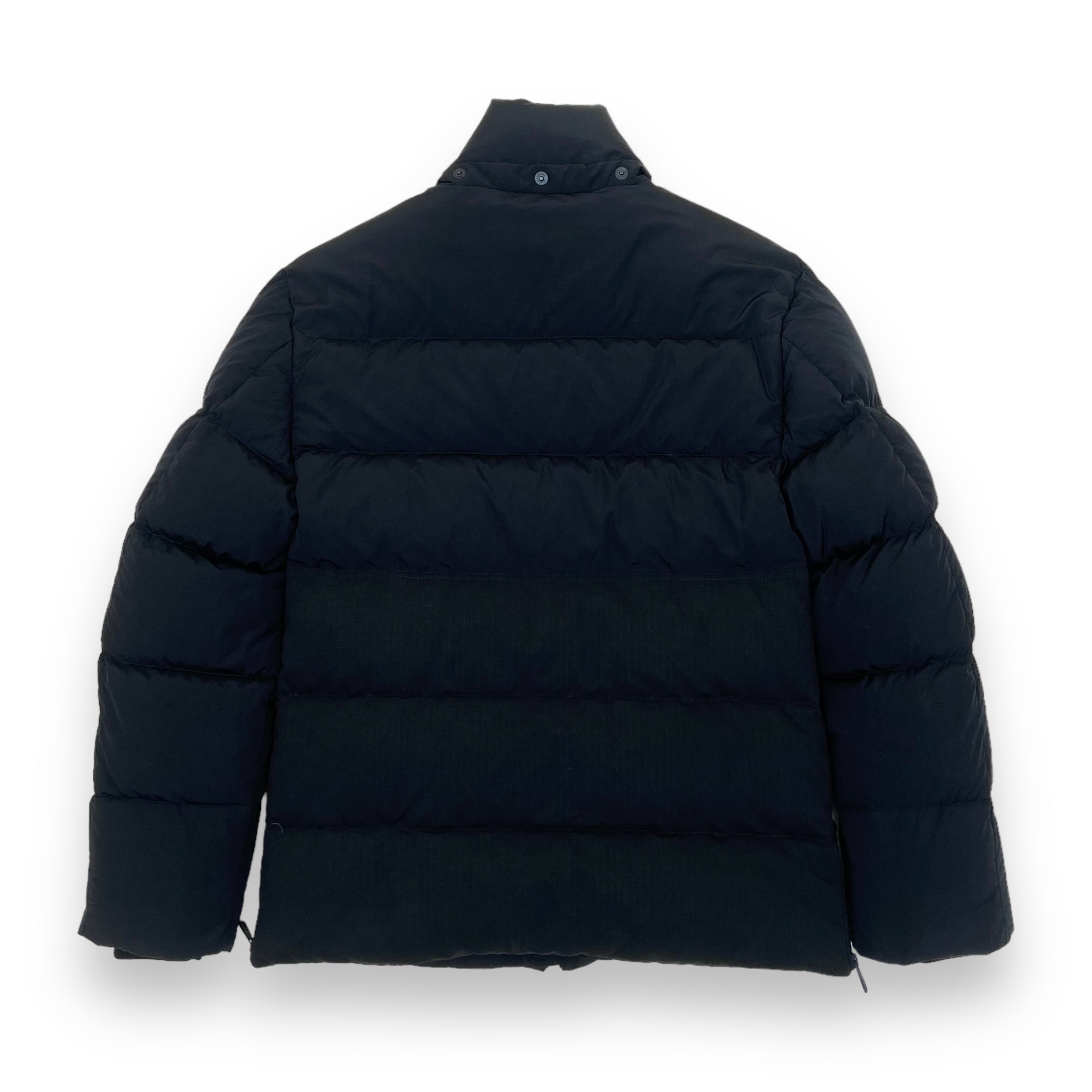 DOLCE & GABBANA PLATE PUFFER JACKET BLACK XS