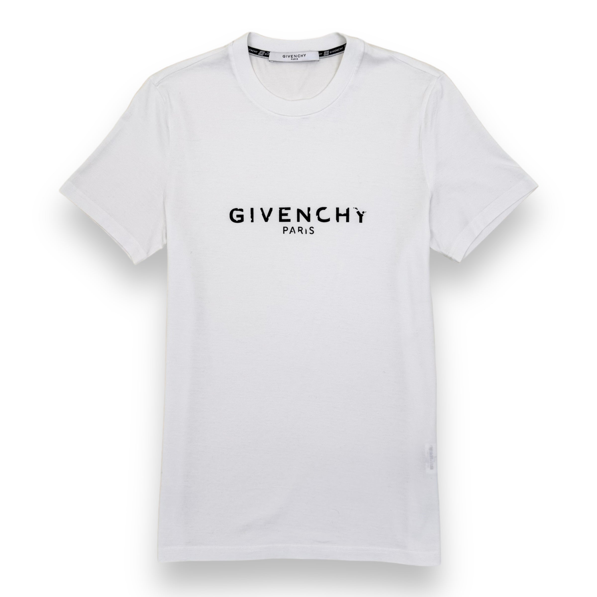 GIVENCHY COTTON LOGO T-SHIRT WHITE XS