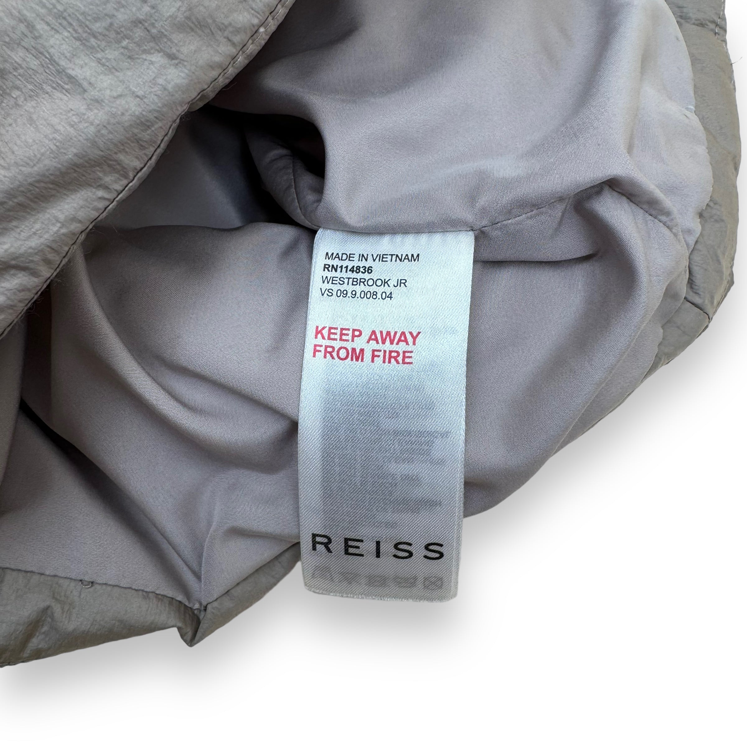 REISS PUFFER GILET JACKET GREY AGE6