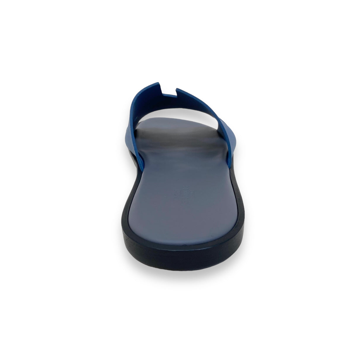 HERMES IZMIR SANDALS BLEU BLEUET / GRIS OSMIUM UK11