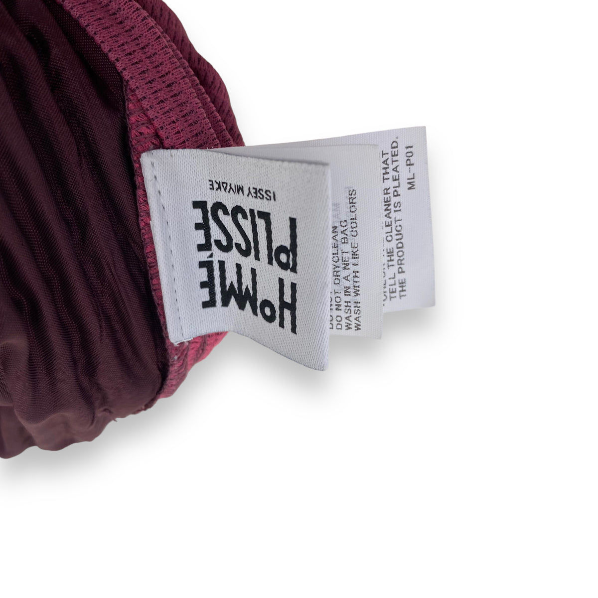 ISSEY MIYAKE HOMME PLISSÉ TECHNICAL BAGGY TROUSERS PURPLE L