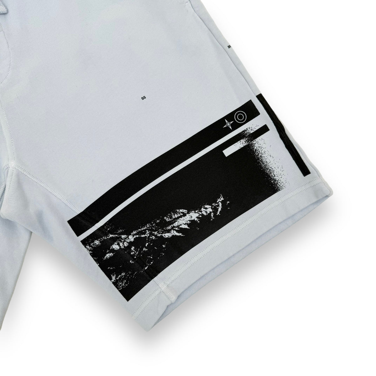 STONE ISLAND SS20 SWEAT SHORTS BABY BLUE L