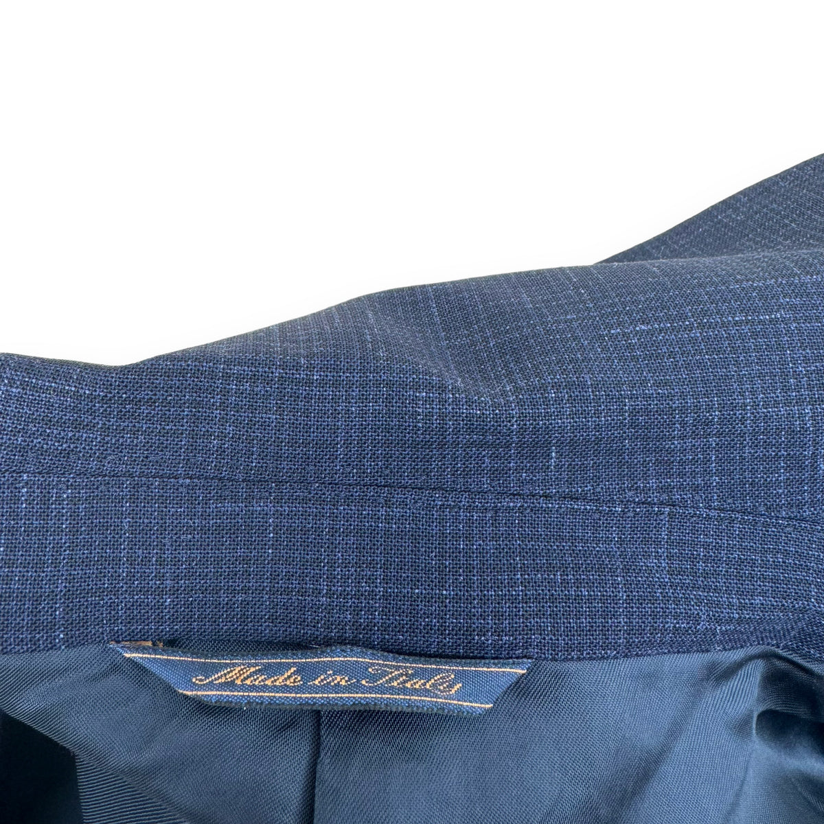 THOM SWEENEY DOUBLE BREASTED BESPOKE LONG JACKET NAVY XS