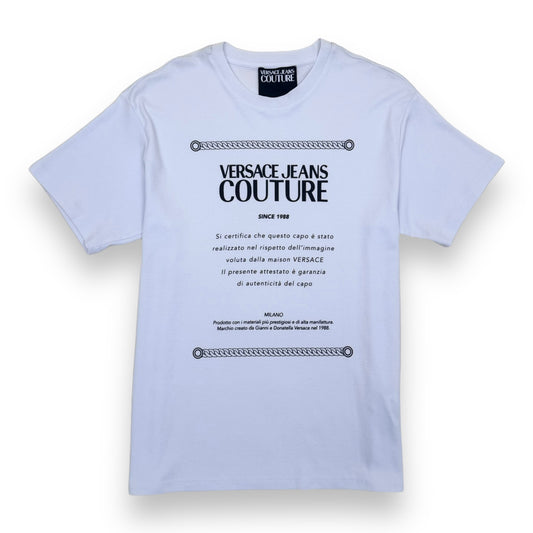 VERSACE JEANS COUTURE T-SHIRT WHITE M