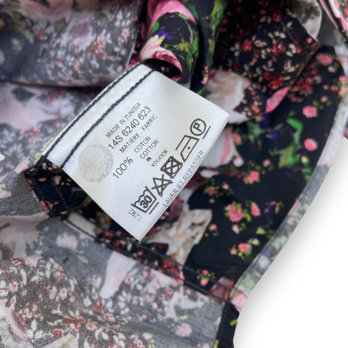 GIVENCHY FLORAL SHIRT S