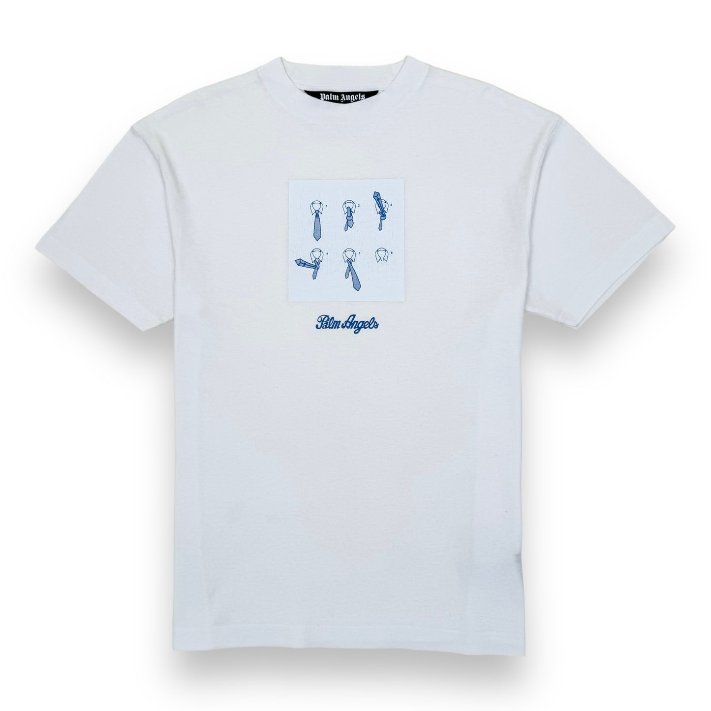 PALM ANGELS UN-TIE CLASSIC T-SHIRT WHITE XL