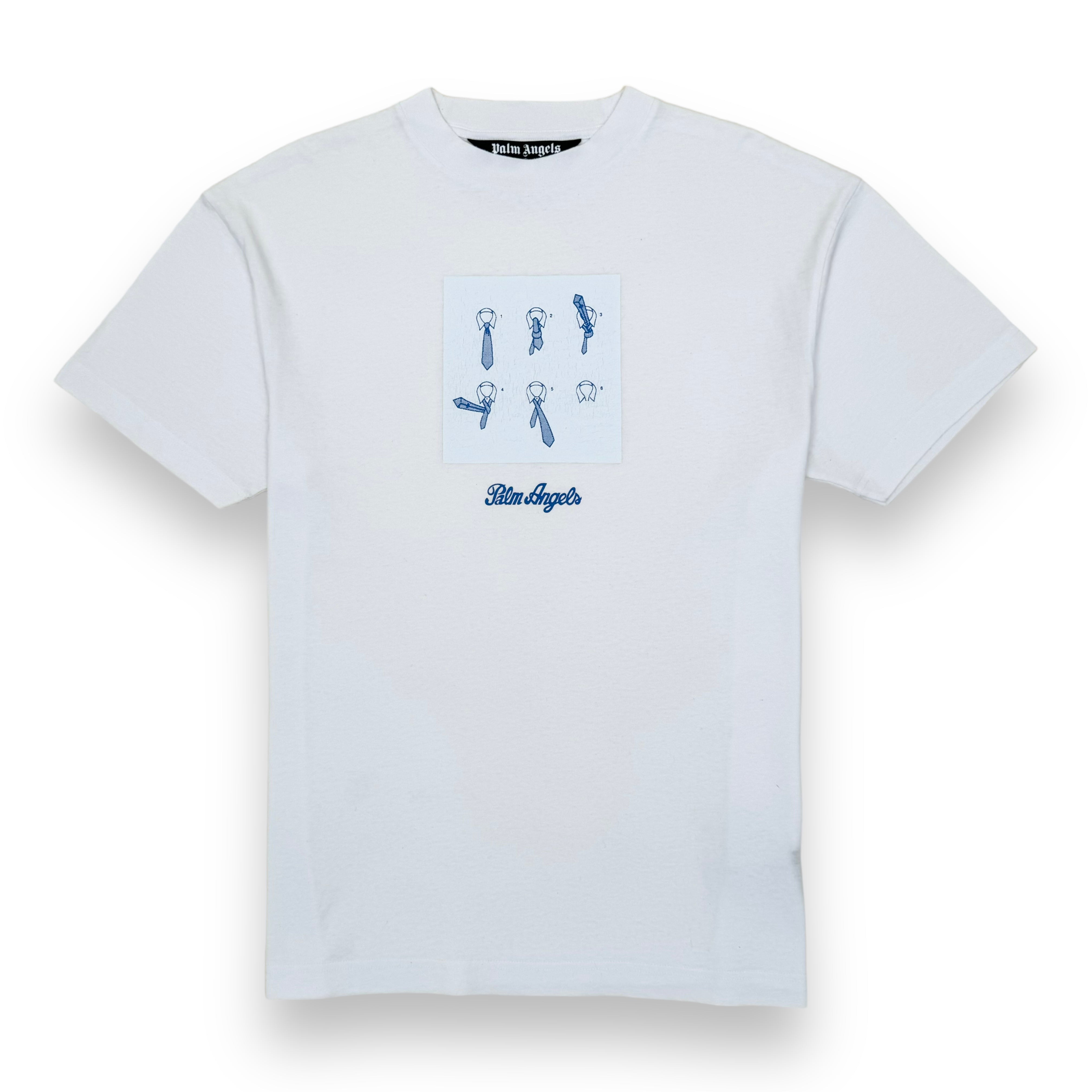 PALM ANGELS UN-TIE CLASSIC T-SHIRT WHITE XL