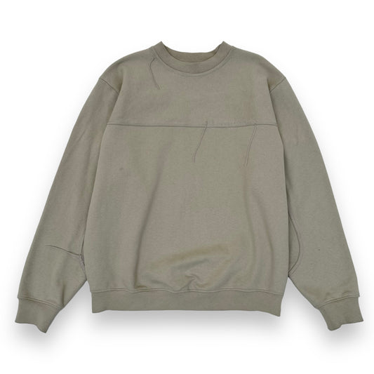 JACQUEMUS LOGO EMBROIDERED SWEATSHIRT BEIGE L