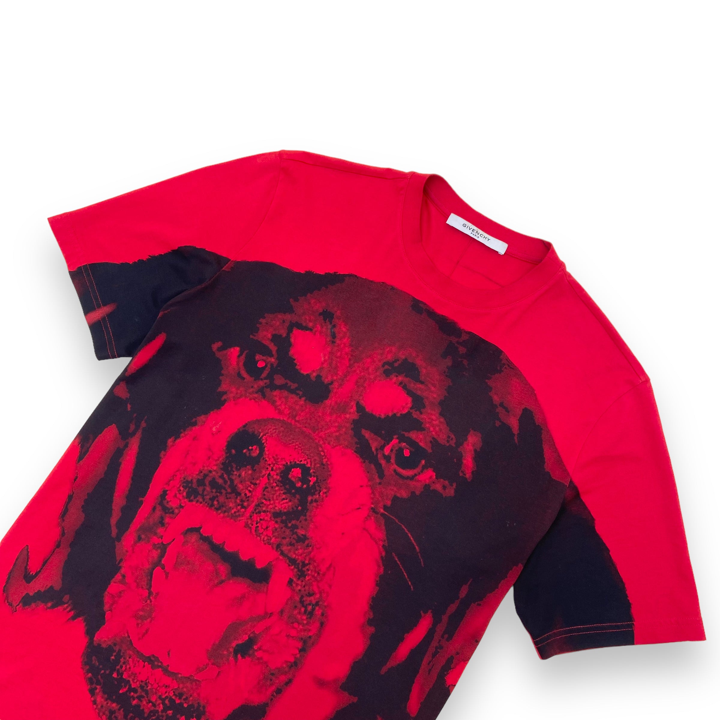 GIVENCHY ROTTWEILER T-SHIRT RED S