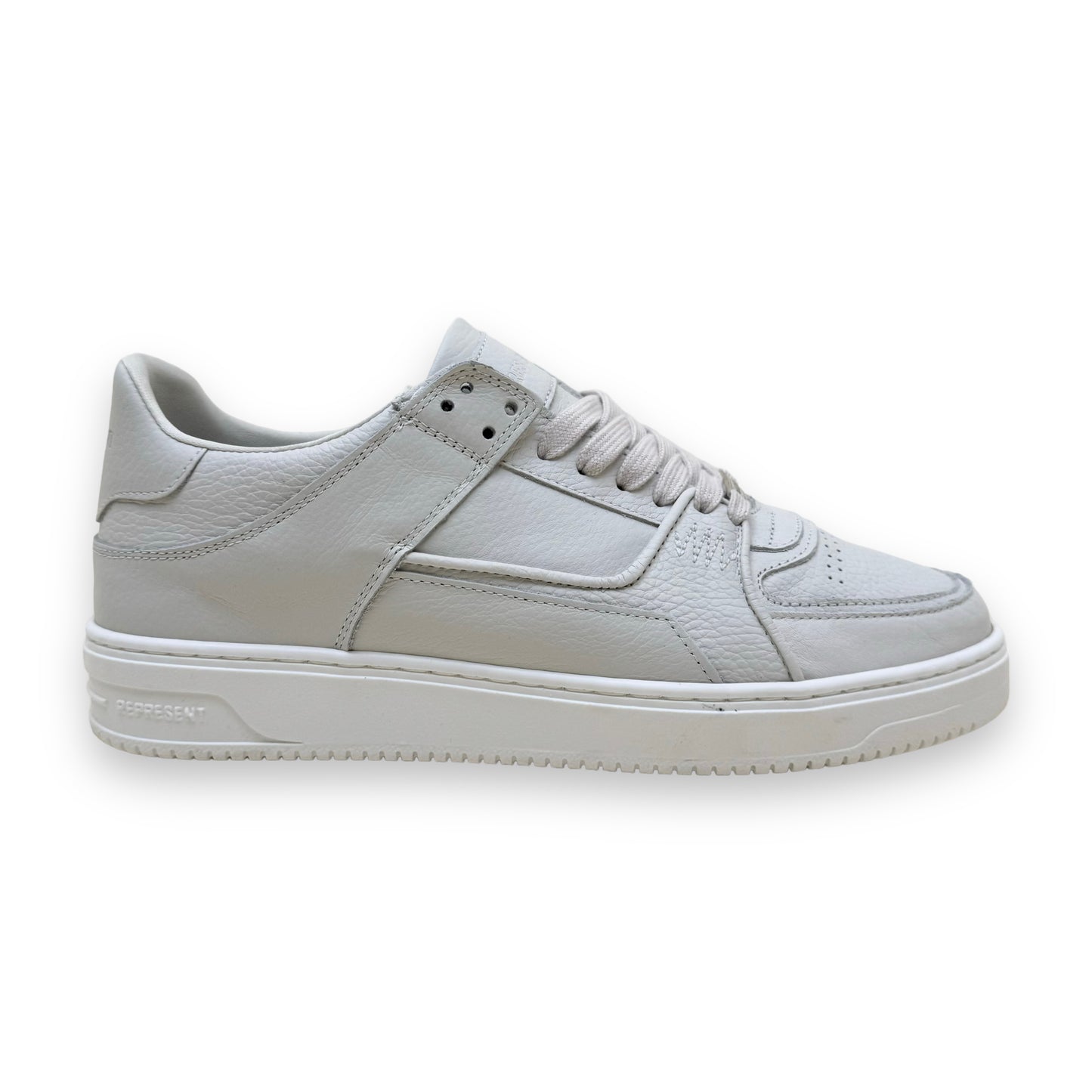 REPRESENT APEX LOW TOP SNEAKERS GREY UK12