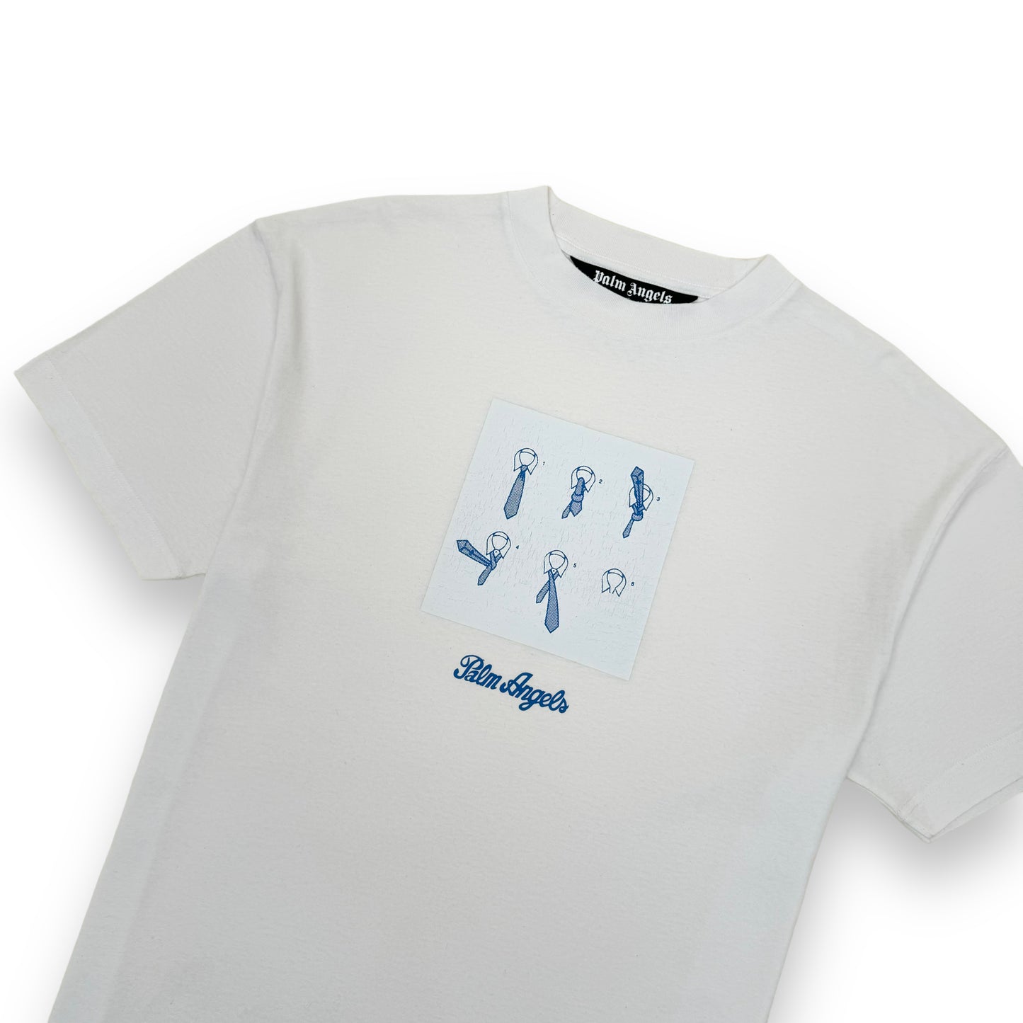 PALM ANGELS UN-TIE CLASSIC T-SHIRT WHITE XL