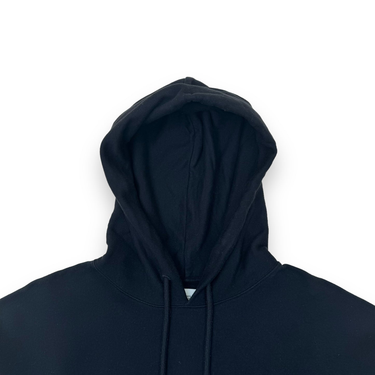 OFF-WHITE OVERSIZED TAPE HOODIE BLACK L