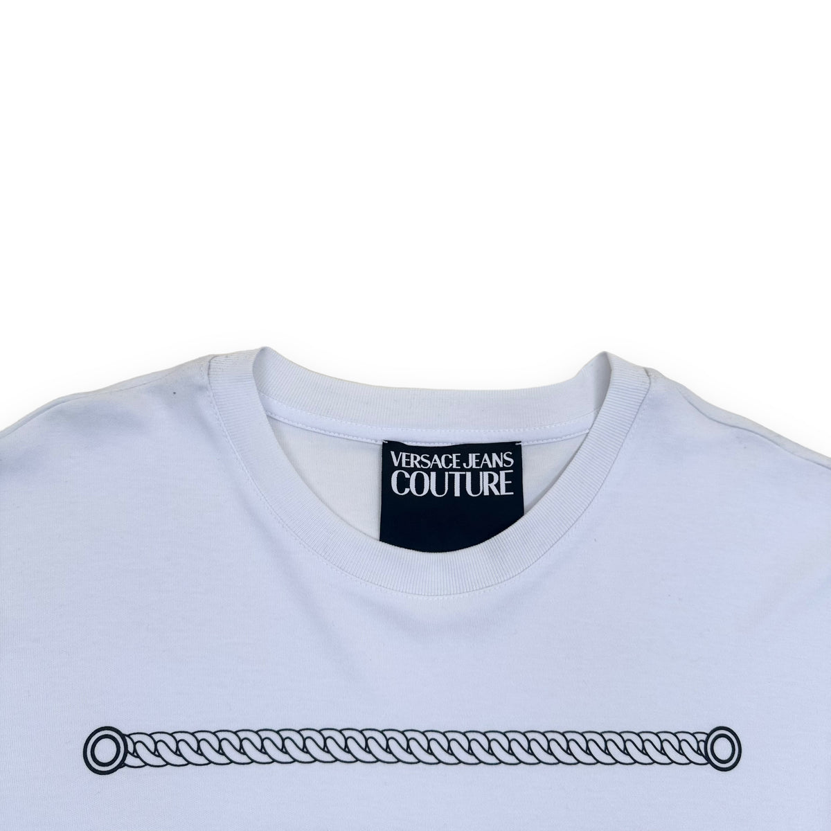 VERSACE JEANS COUTURE T-SHIRT WHITE M
