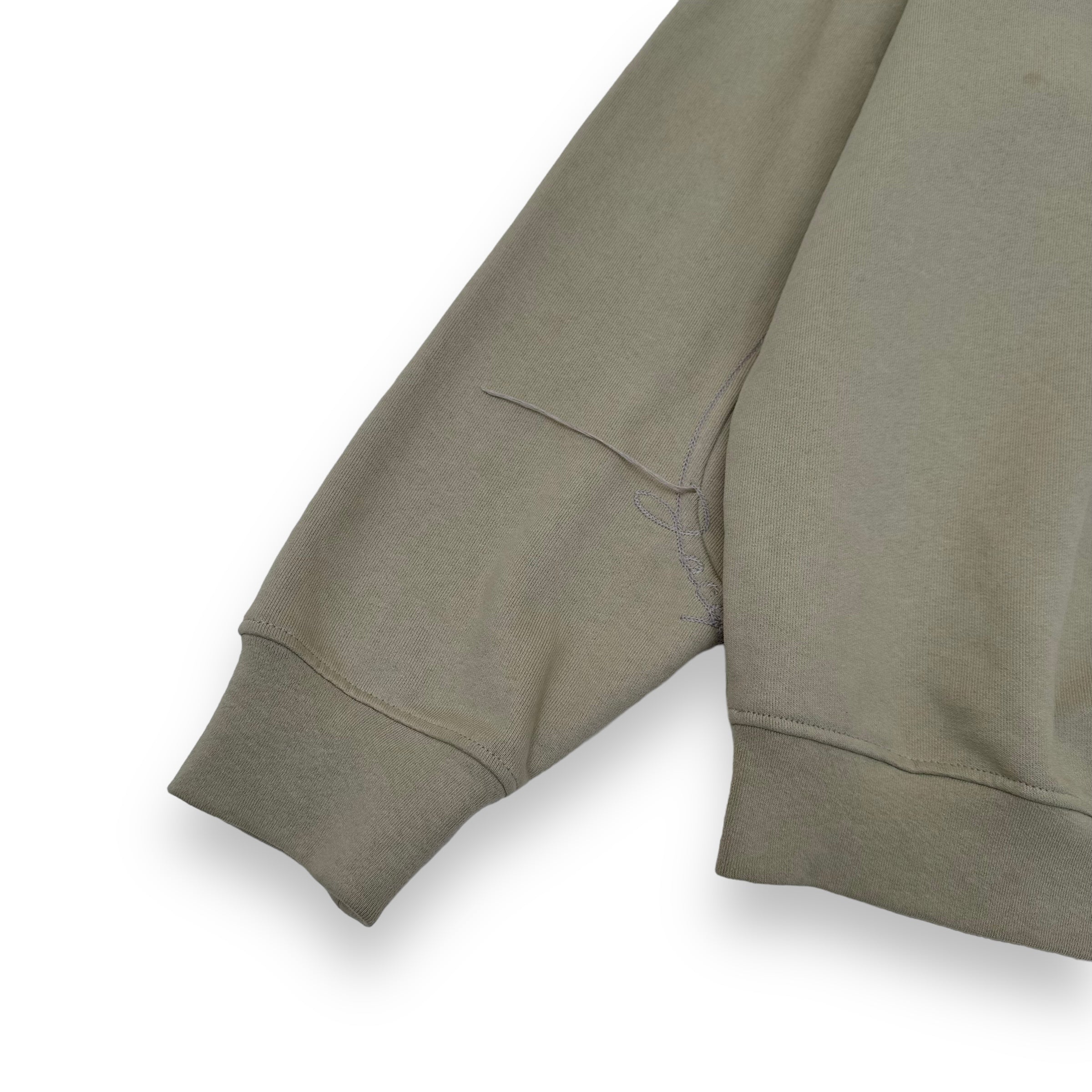 JACQUEMUS LOGO EMBROIDERED SWEATSHIRT BEIGE L