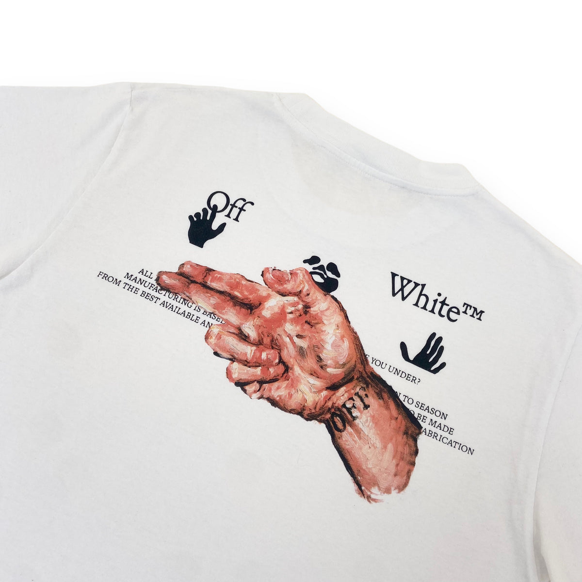 OFF-WHITE T-SHIRT WHITE S