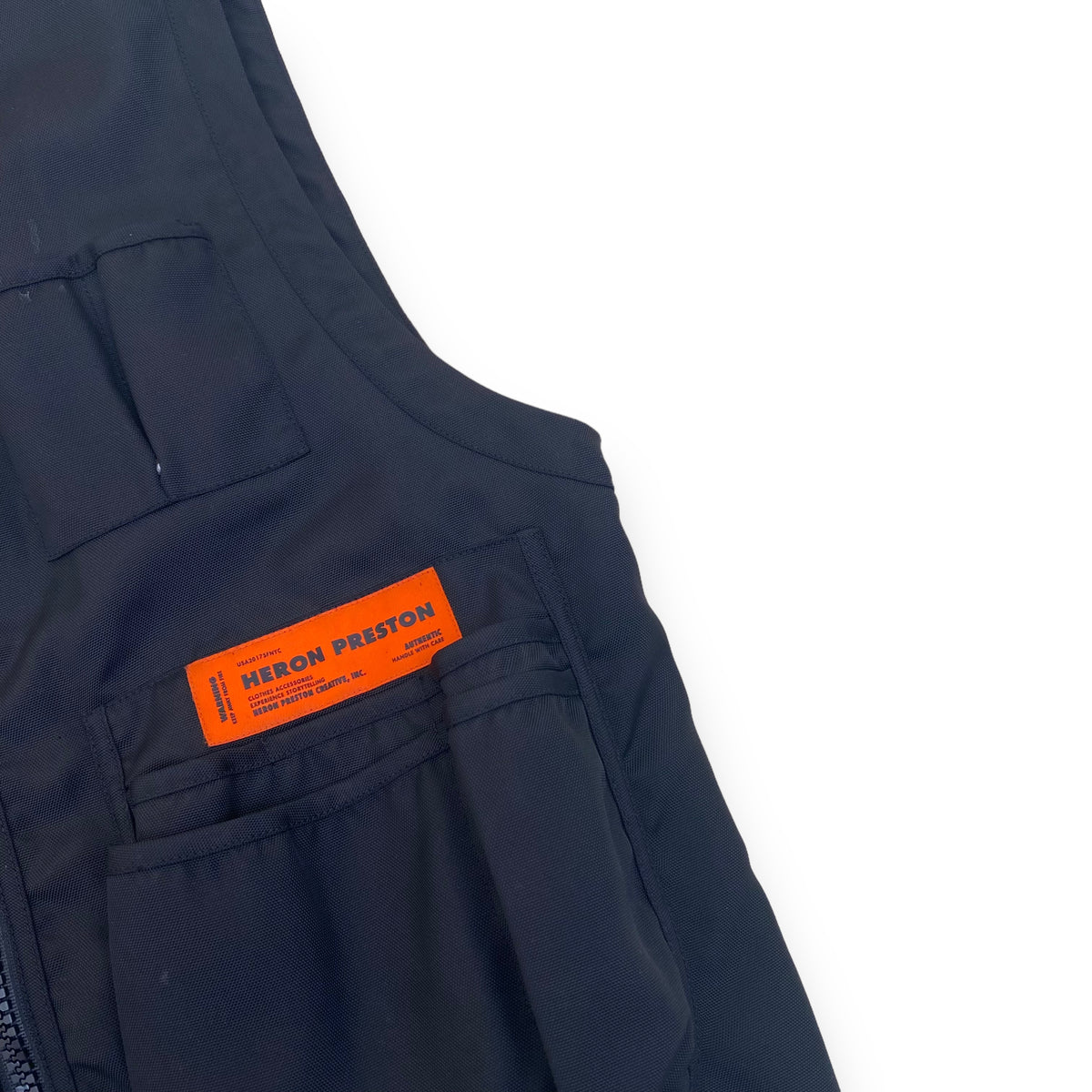 HERON PRESTON REFLECTIVE GILET VEST BLACK M