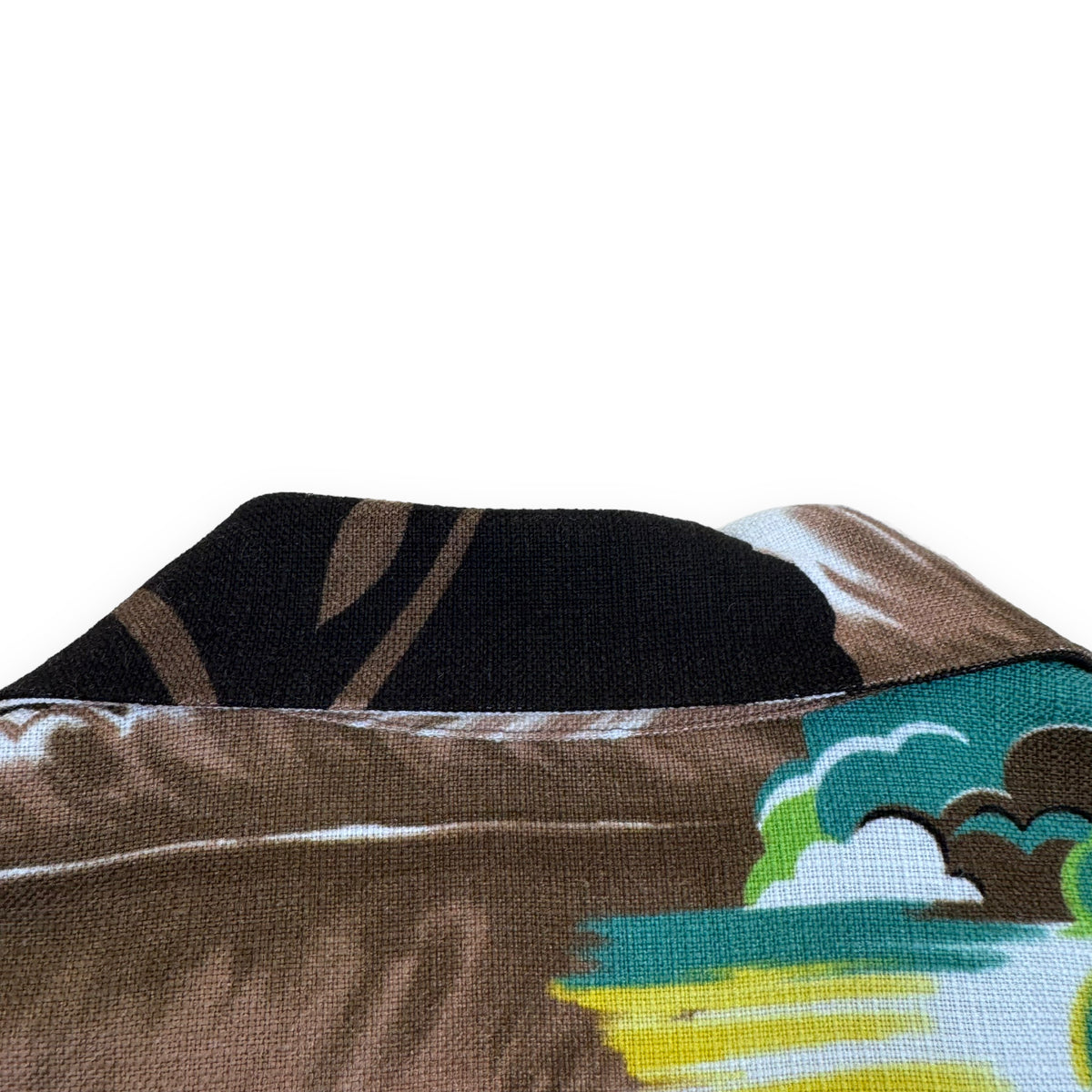 GUCCI LOVE PARADISE VISCOSE PALM TREE SHIRT GREEN M