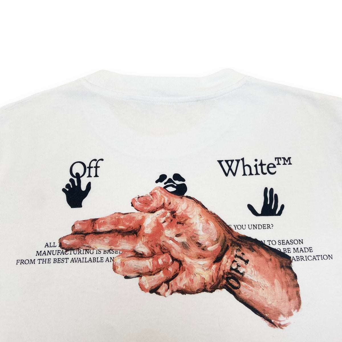 OFF-WHITE T-SHIRT WHITE S